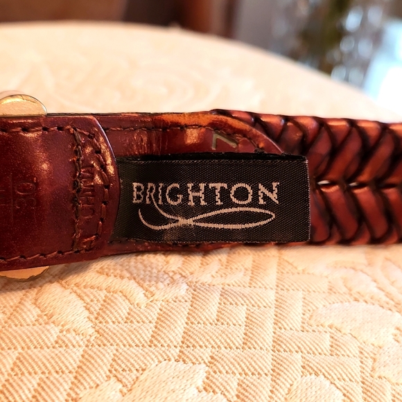 Women's Brighton Braided Leather Belt - Picture 3 of 5